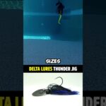 Delta Lures Thunder Bladed Jig bass fishing lure #shorts
